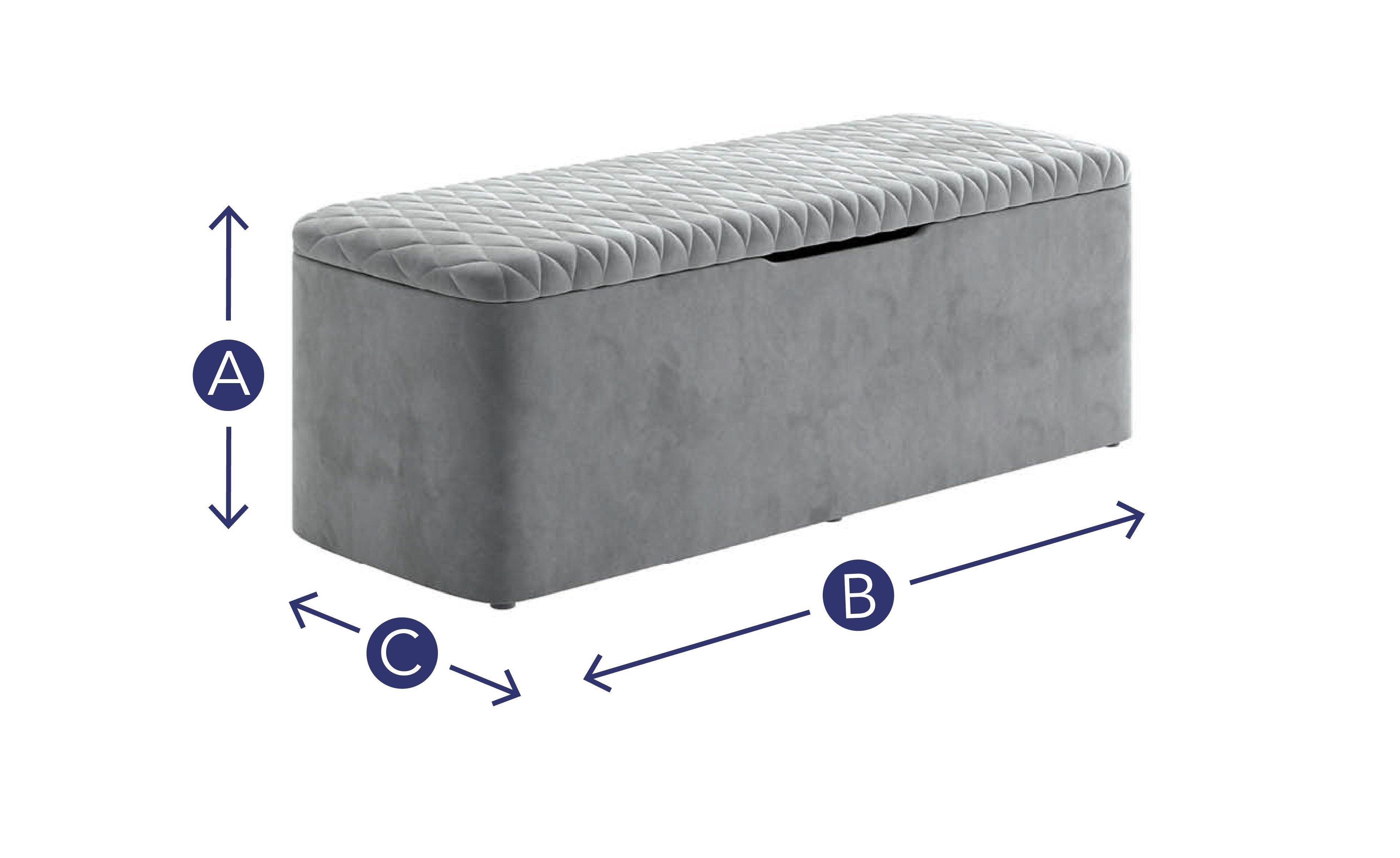 Grove Blue Blanket Box Matching Storage Chests Furniture Dreams